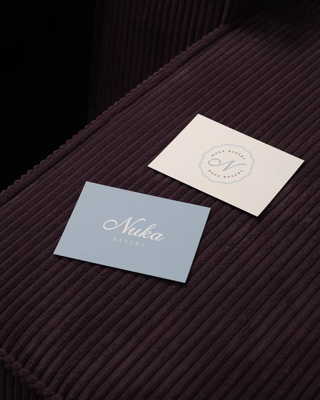 business card for artisan bakery