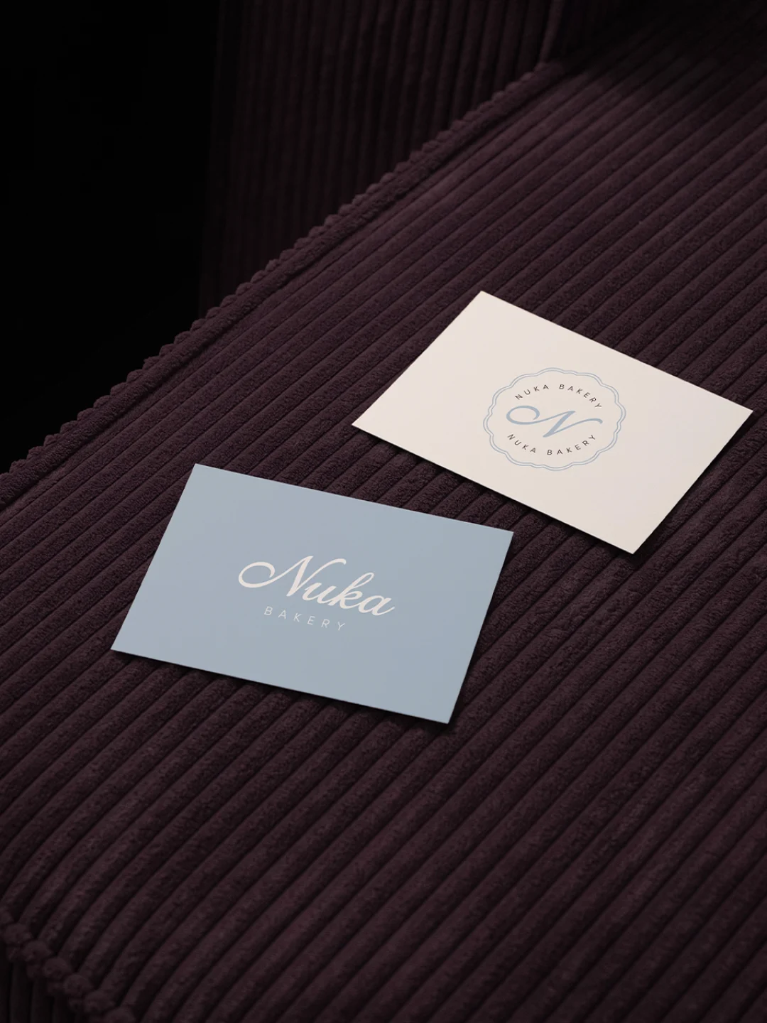 business card for artisan bakery